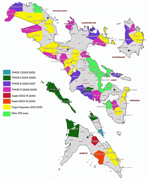 Kalahi-CIDSS Areas 2003-2012